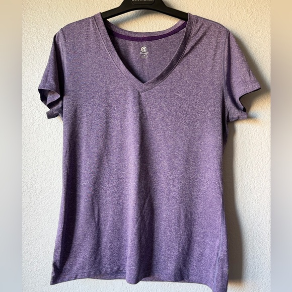 C9 by Champion Activewear Short-Sleeve V-Neck Shirt, Women's Medium, EUC - Picture 3 of 16